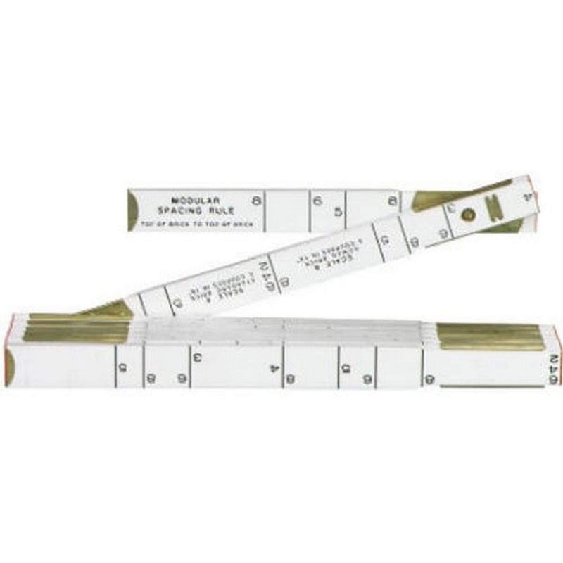 قانون البناء الخشبي لوفكين 5/8" × 6' نهاية حمراء® - 646LN